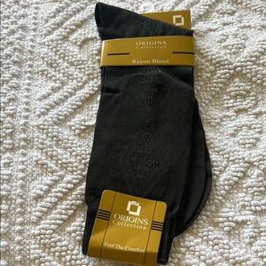 Dark Green Rayon Blend Socks NWT